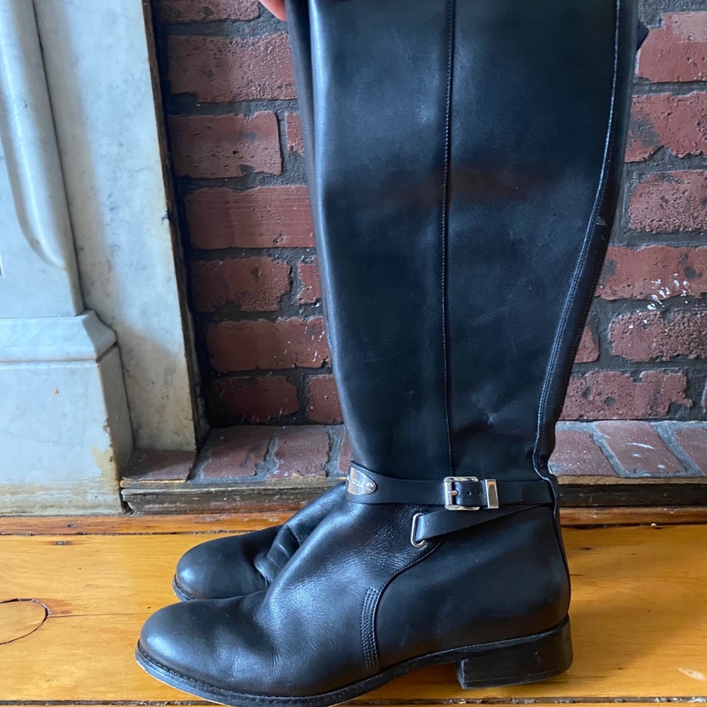 Michael Kors Black Arley Riding Boot